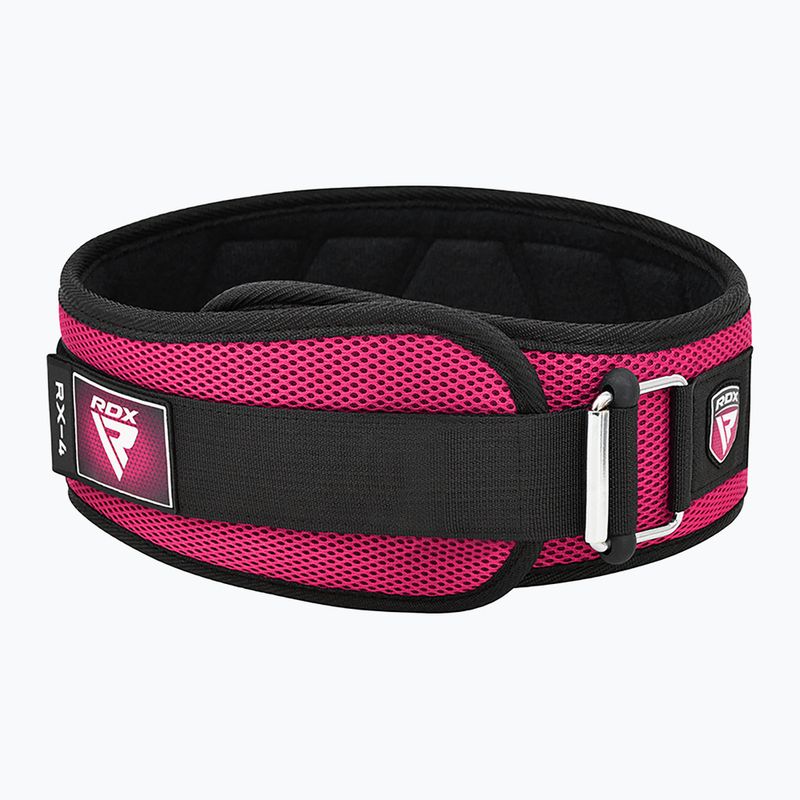 Pas do podnoszenia ciężarów RDX Rx4 Weightlifting Belt pink 2