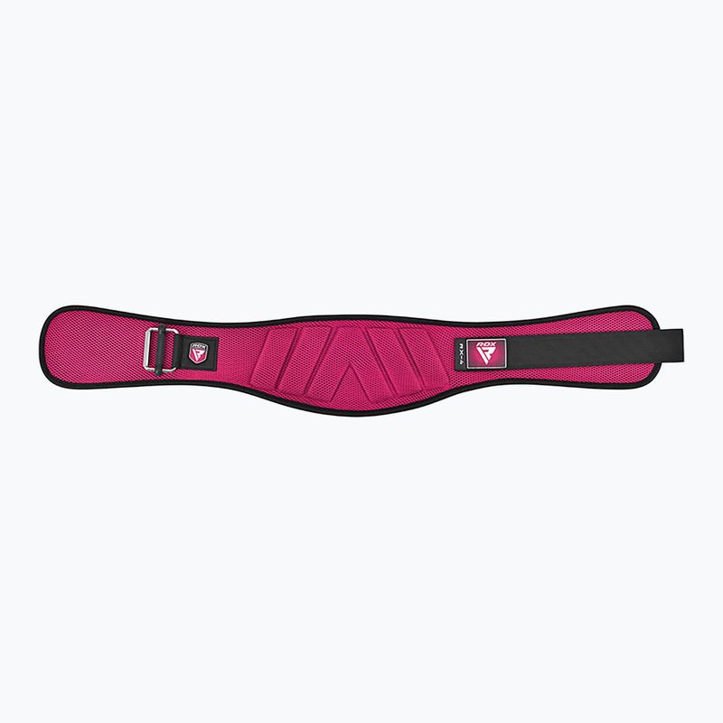 Pas do podnoszenia ciężarów RDX Rx4 Weightlifting Belt pink 7