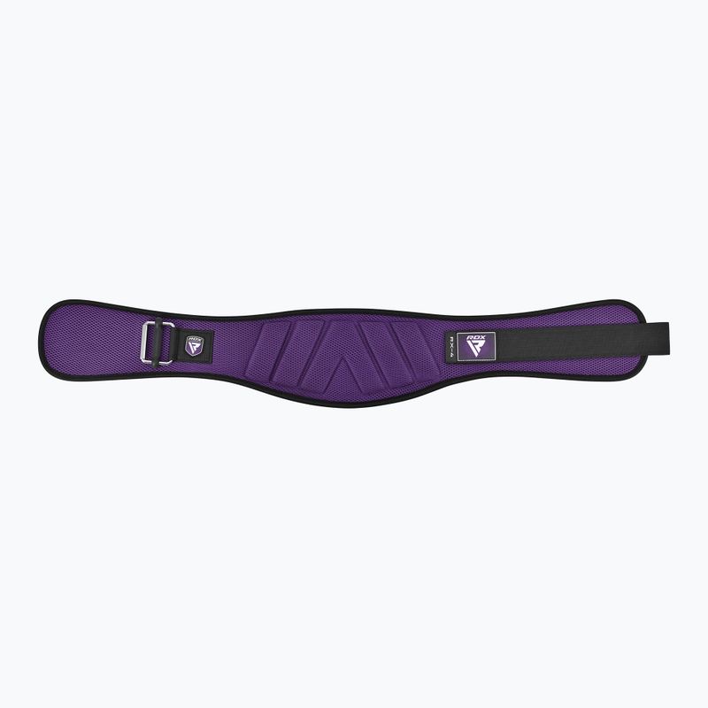 Pas do podnoszenia ciężarów RDX Rx4 Weightlifting Belt purple 5