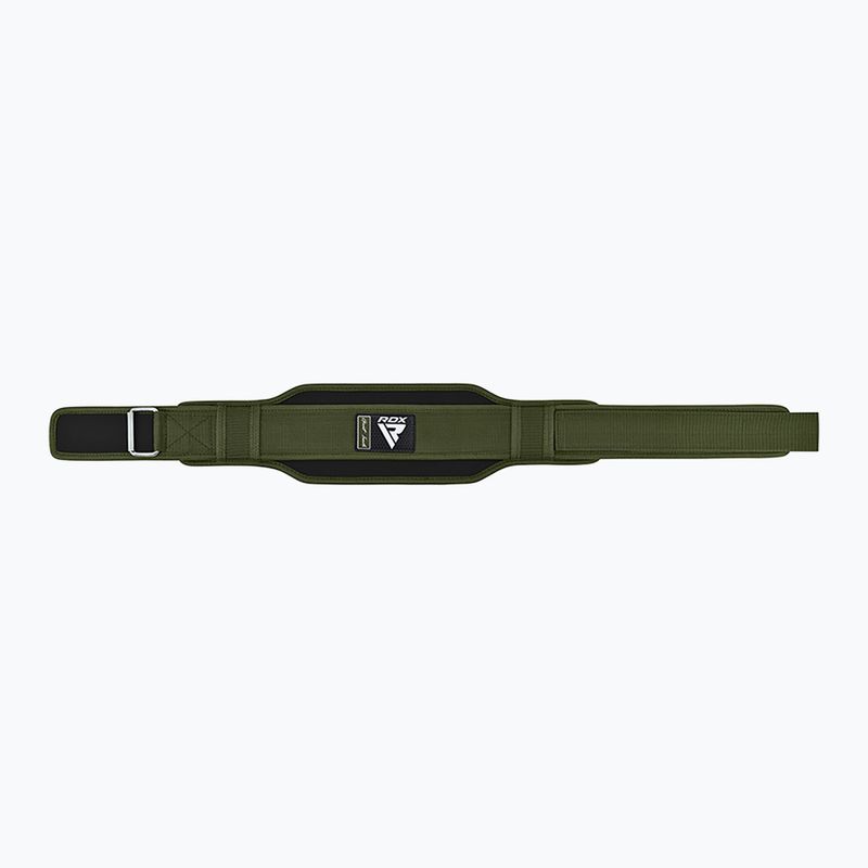 Pas do podnoszenia ciężarów RDX Rx5 Weightlifting Belt army green 7