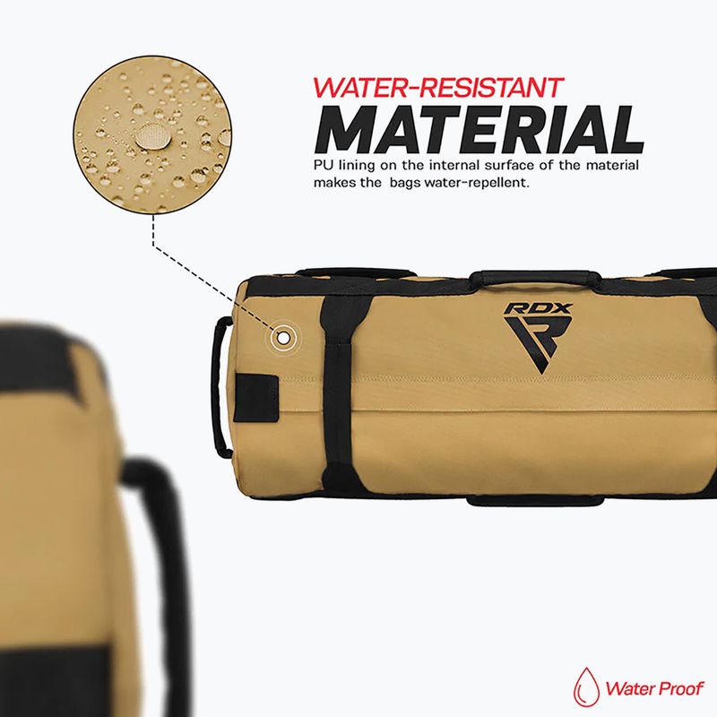 Worek treningowy RDX Fitness Sand khaki 8
