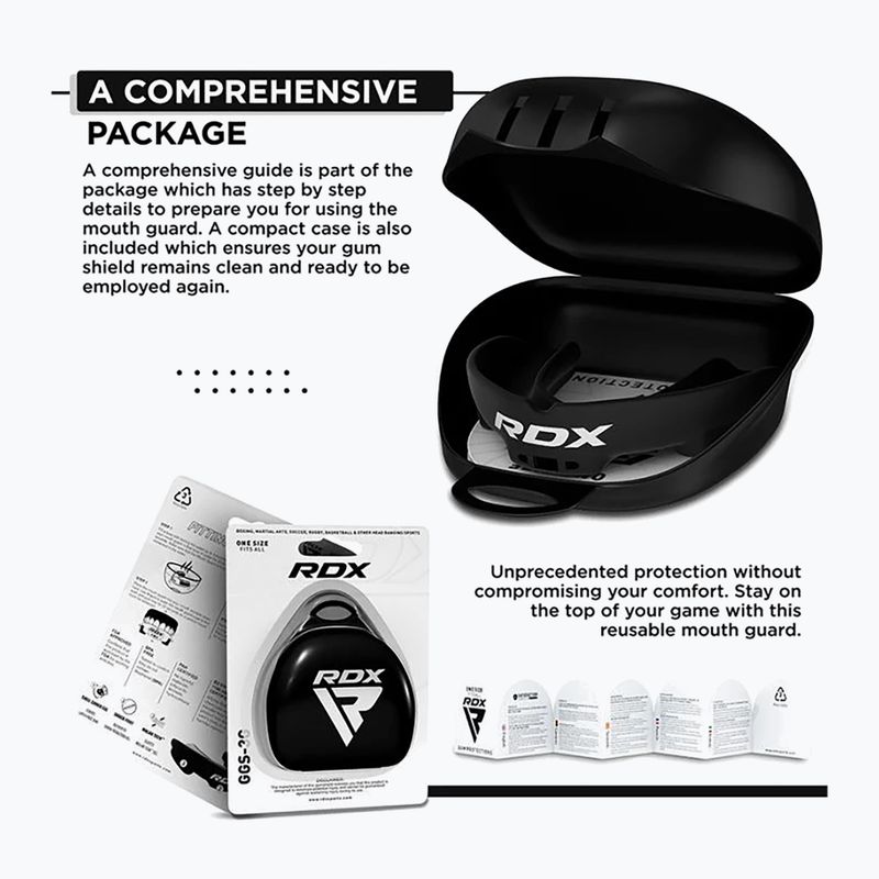 Ochraniacz szczęki RDX Mouth Guard black 4
