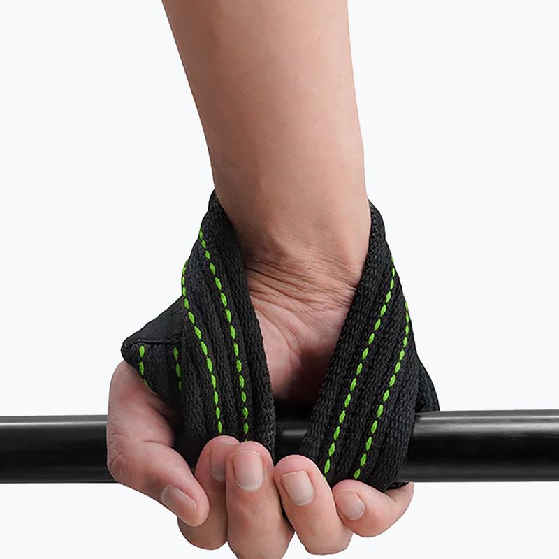 Paski do podnoszenia ciężarów RDX Weight Lifting 8 Figure Strap army green 3