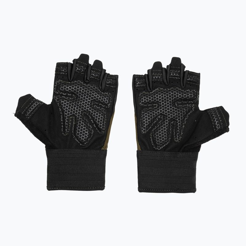 Rękawiczki treningowe RDX W1H Gym Workout army green 3