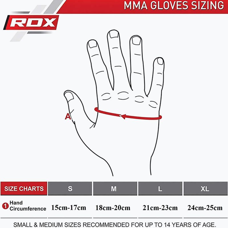 Rękawice grapplingowe RDX Grappling Glove REX T6 Plus blue 9