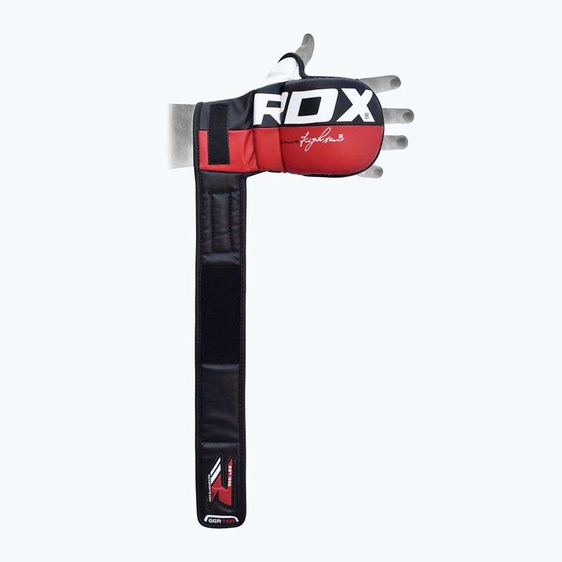 Rękawice grapplingowe RDX Grappling Glove REX T6 Plus red 4