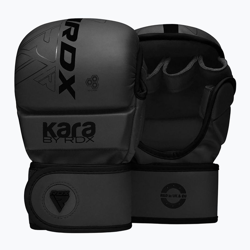 Rękawice grapplingowe RDX F6 Shooter Grappling black