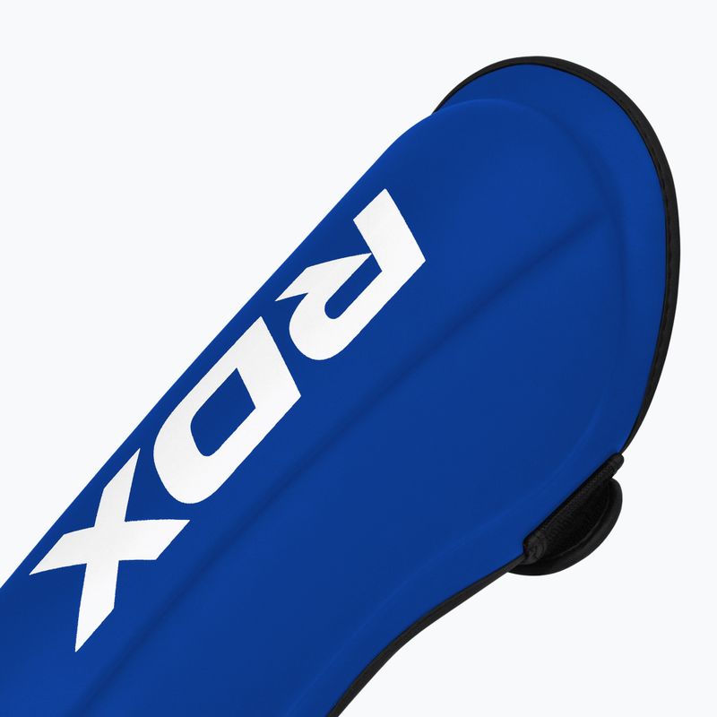 Ochraniacze piszczeli i stóp RDX T1 Shin Instep Guards blue/white 5