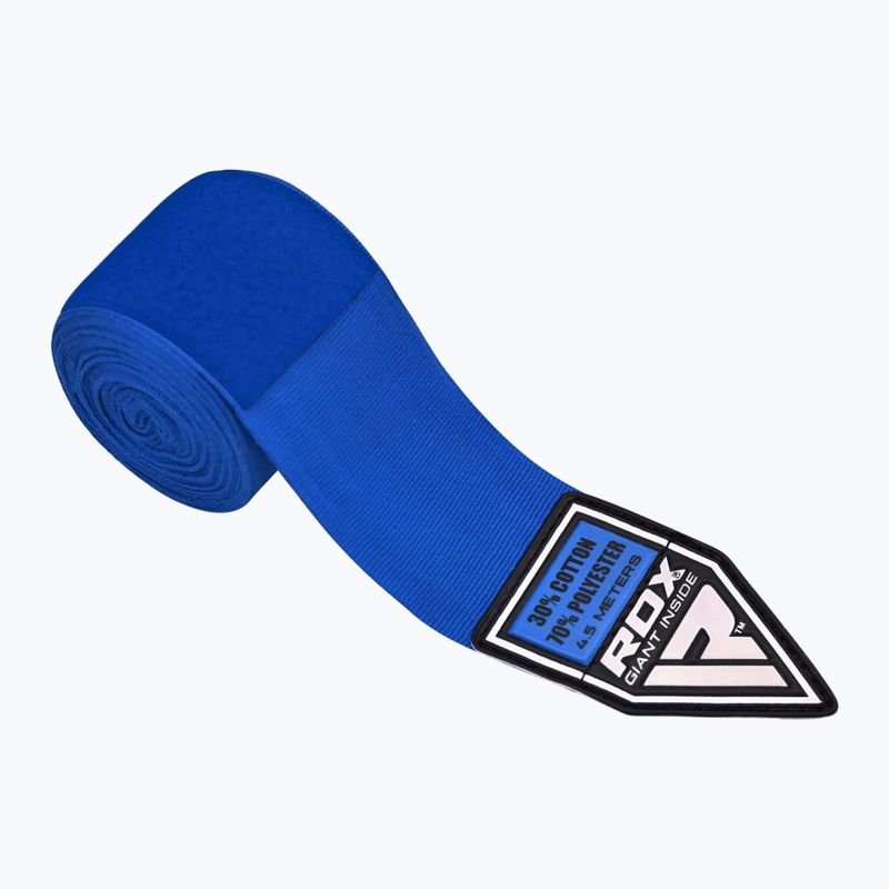 Bandaże bokserskie RDX Hand Wraps Plus 450 cm blue 2