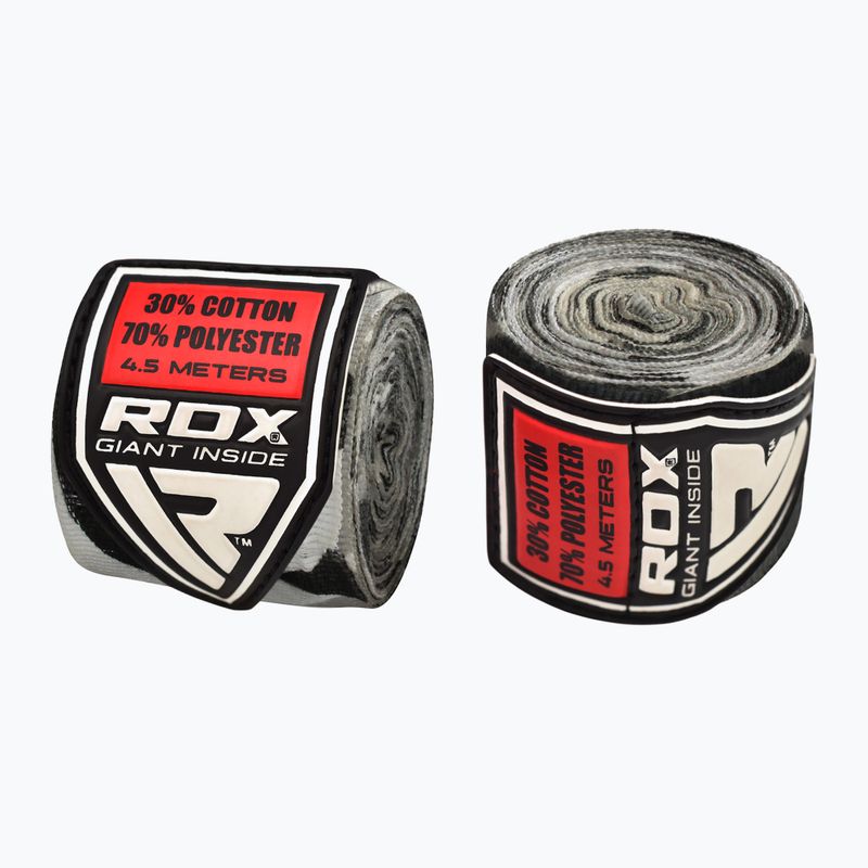 Bandaże bokserskie RDX Hand Wraps Plus 450 cm camo gray 2