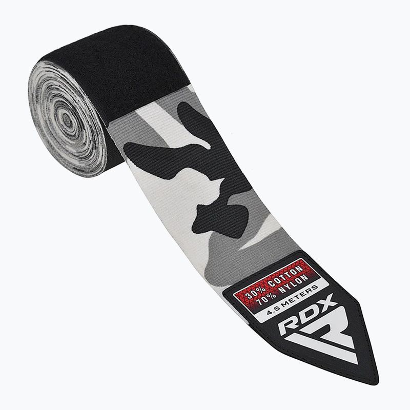 Bandaże bokserskie RDX Hand Wraps Plus 450 cm camo gray