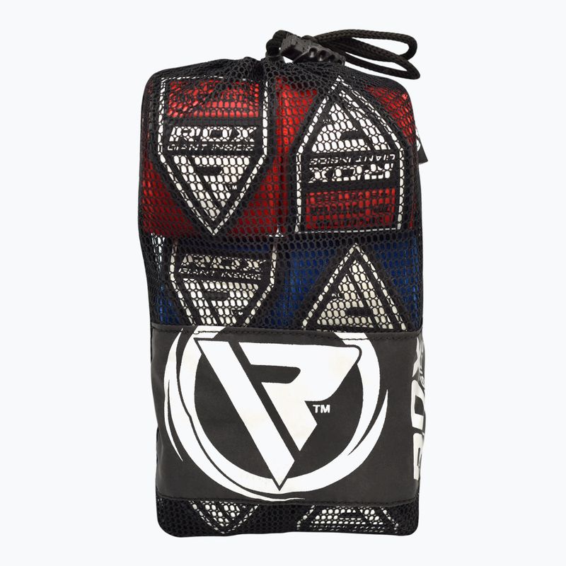 Bandaże bokserskie RDX Hand Wraps Combine Plus 450 cm red/black/blue 6