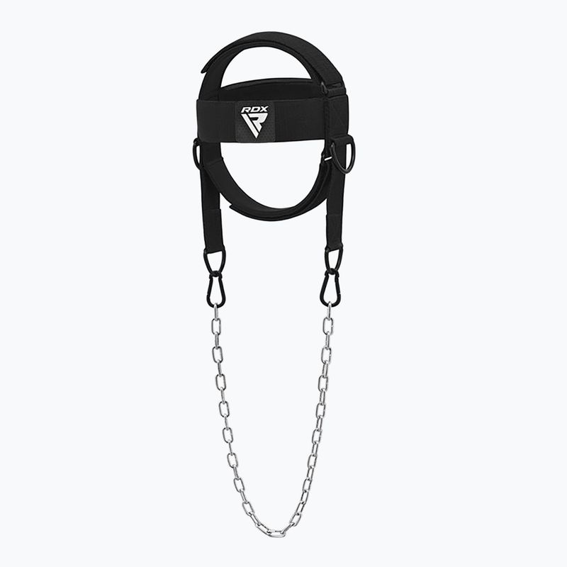 Uprząż do podnoszenia ciężarów RDX H2 Neck Harness For Weight Lifting black 2