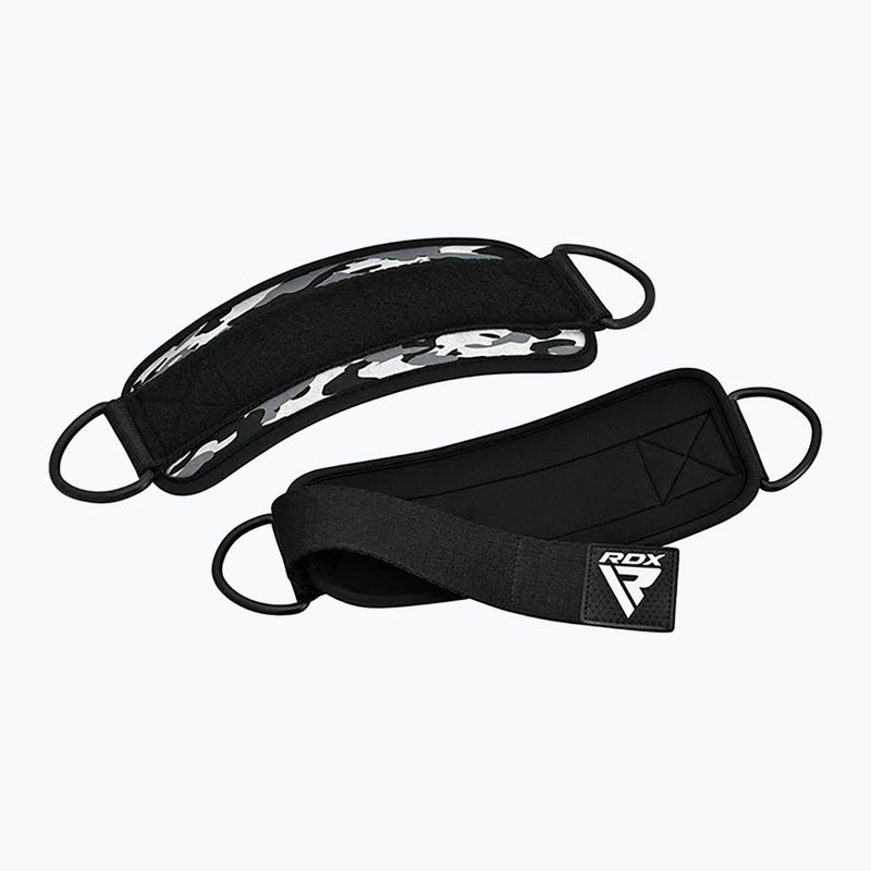 Paski z hakami na kostkę RDX A4 Ankle Straps For Gym Cable Machine grey 5