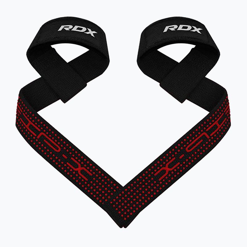 Paski do podnoszenia ciężarów RDX S4 Weightlifting Wrist Straps black 2