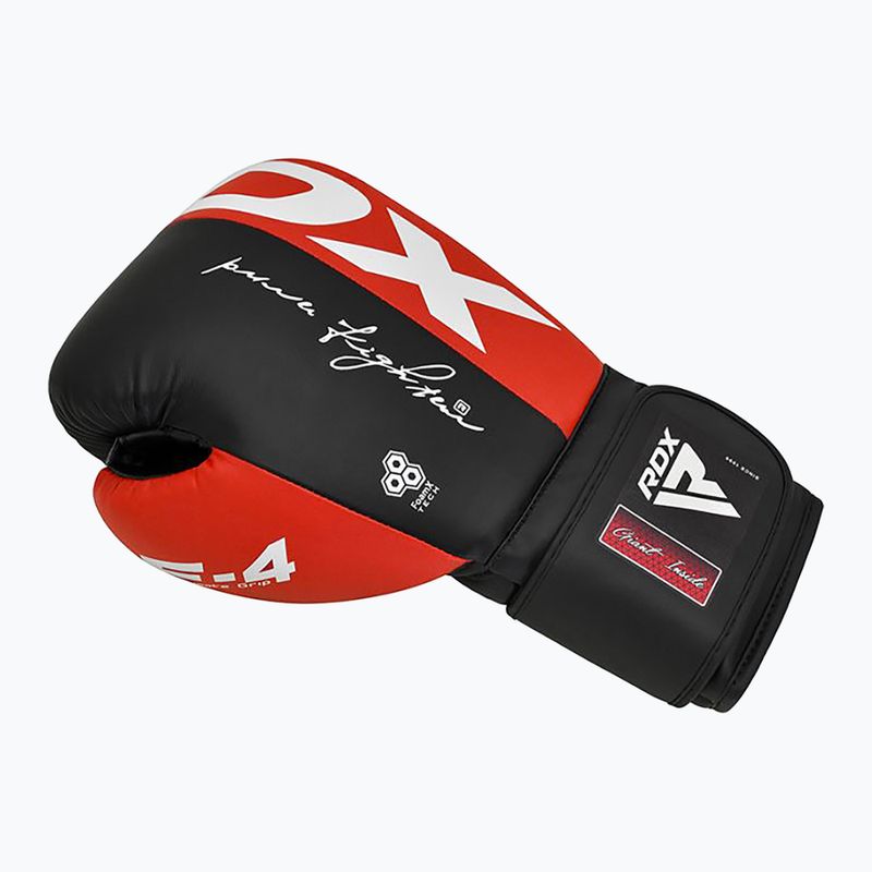 Rękawice bokserskie damskie RDX BGR-F4 red/black 5