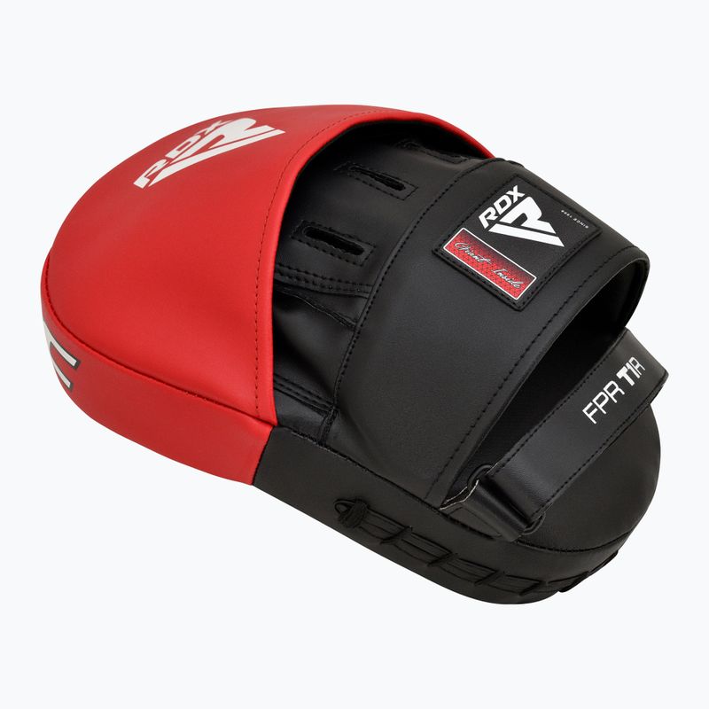 Łapy treningowe trenerskie RDX Focus Pad T1 red/black 5