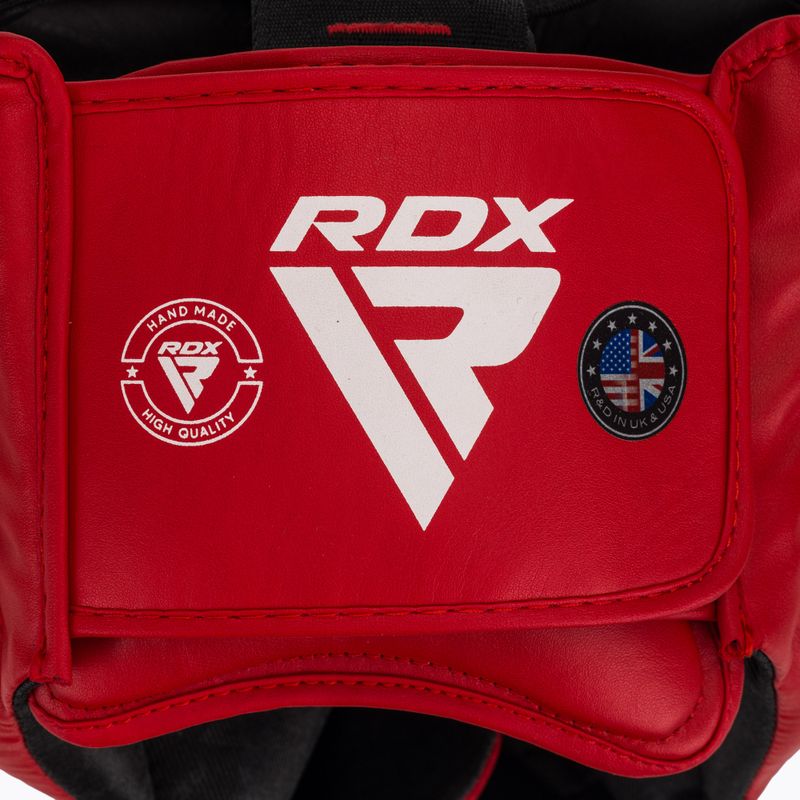 Kask bokserski RDX Boxing Head Guard AS1 red 5
