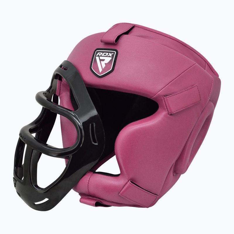 Kask bokserski RDX Guard Grill T1 pink 3
