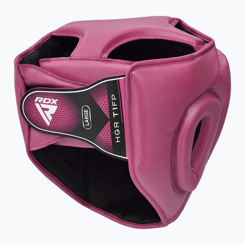 Kask bokserski RDX Guard Grill T1 pink 5