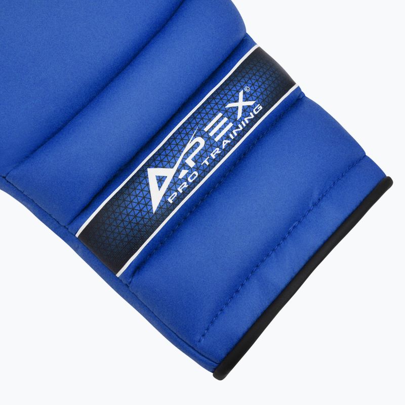 Rękawice bokserskie RDX Apex Lace Up Training Sparring Boxing blue 5