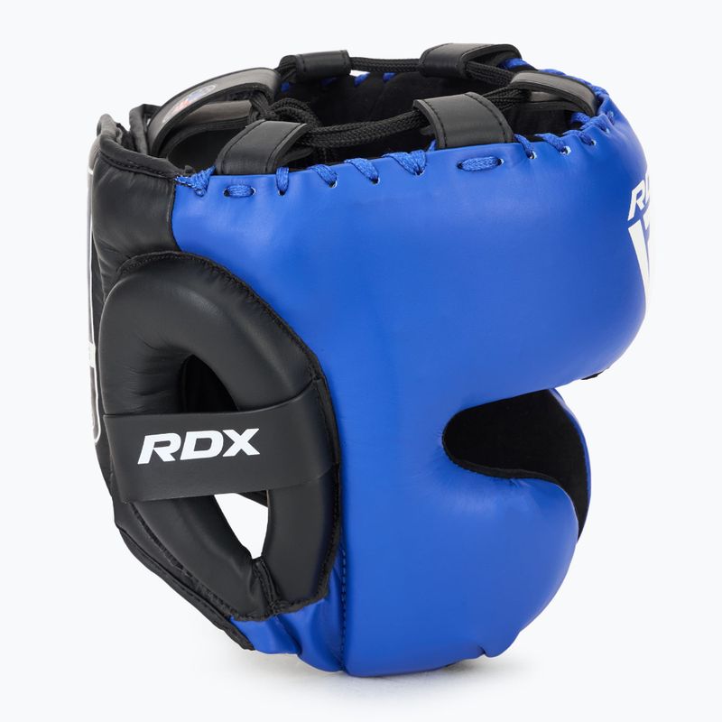 Kask bokserski RDX APEX Boxing Head Gear With Cheek Protector blue 2