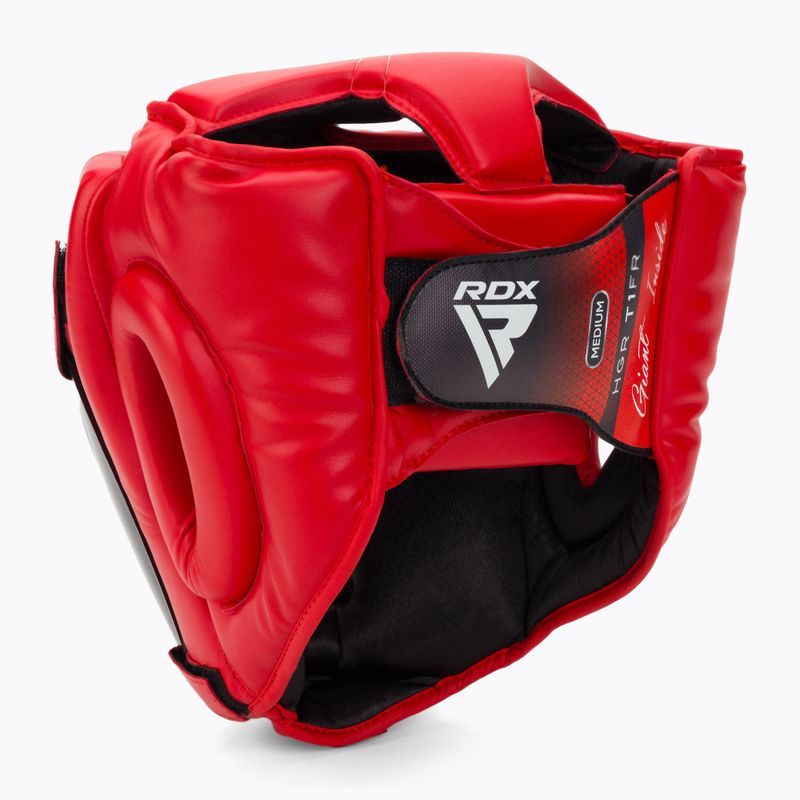 Kask bokserski RDX Guard Grill T1 red 3