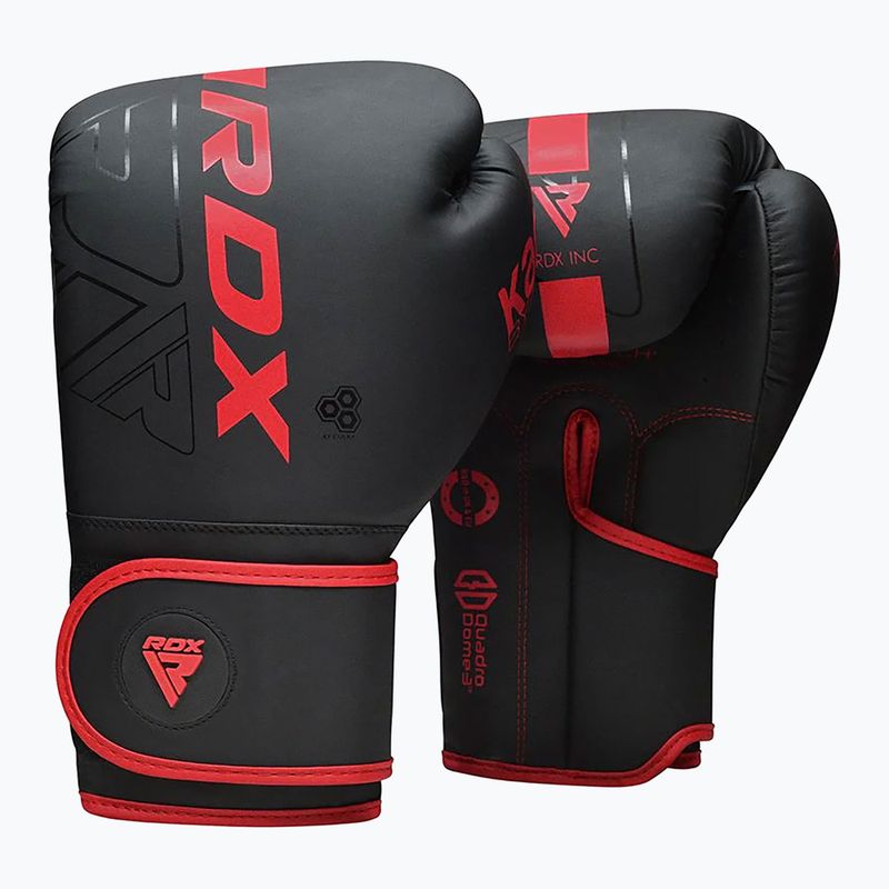 Worek bokserski RDX F6 Junior Punch Bag + Boxing Gloves matte red 2