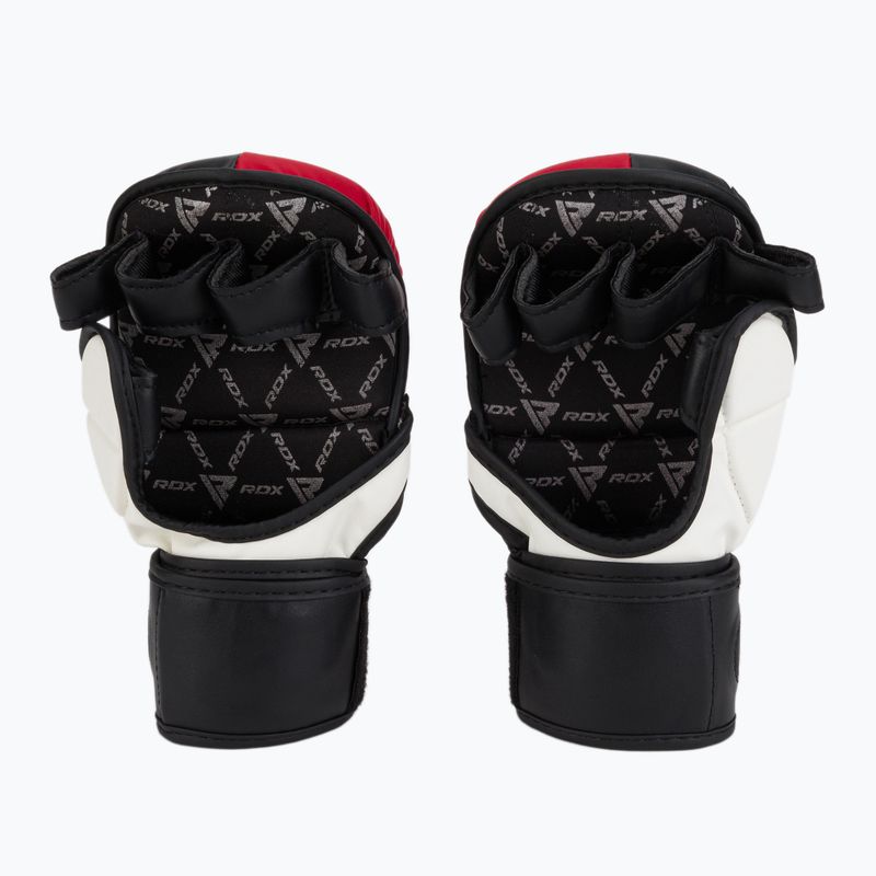 Rękawice grapplingowe RDX Grappling Glove REX T6 red 2