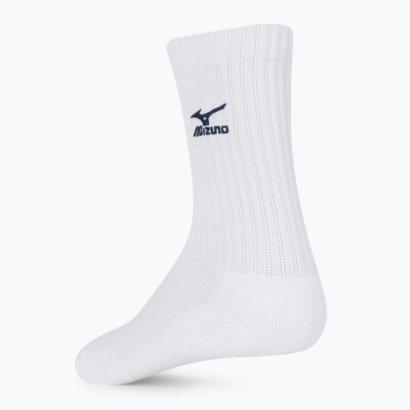 Skarpety siatkarskie Mizuno Volley Medium białe 67UU71571 2