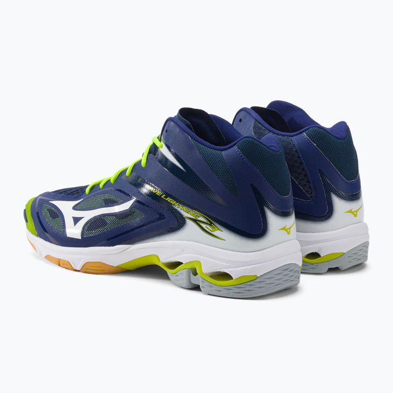 Buty do siatkówki męskie Mizuno Wave Lightning Z3 Mid niebieskie V1GA170571 3