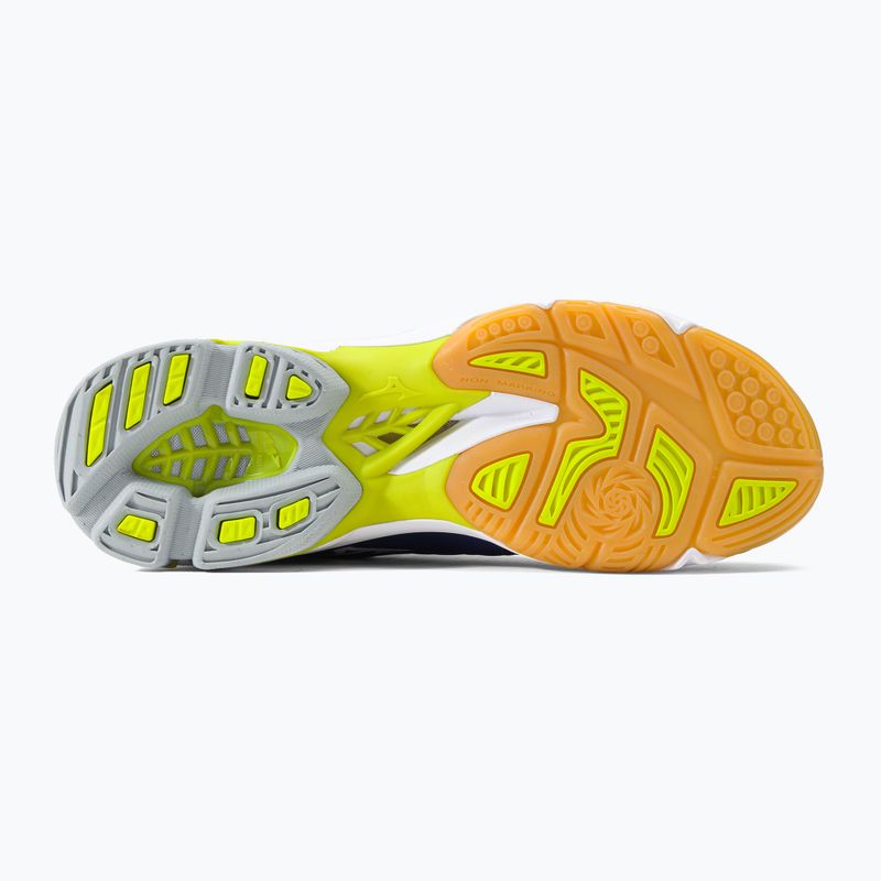 Buty do siatkówki męskie Mizuno Wave Lightning Z3 Mid niebieskie V1GA170571 4