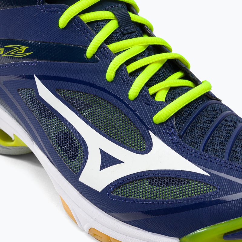 Buty do siatkówki męskie Mizuno Wave Lightning Z3 Mid niebieskie V1GA170571 7