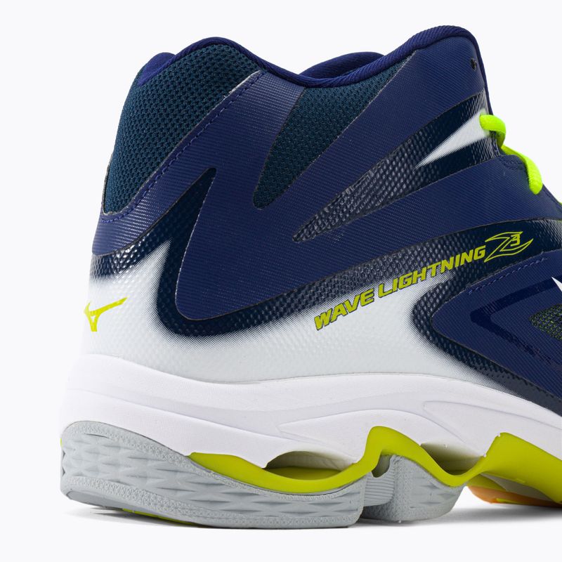 Buty do siatkówki męskie Mizuno Wave Lightning Z3 Mid niebieskie V1GA170571 8