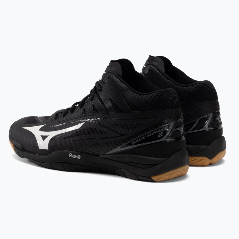 Buty do siatkówki męskie Mizuno Wave Mirage 2 Mid  czarne X1GA176099 3