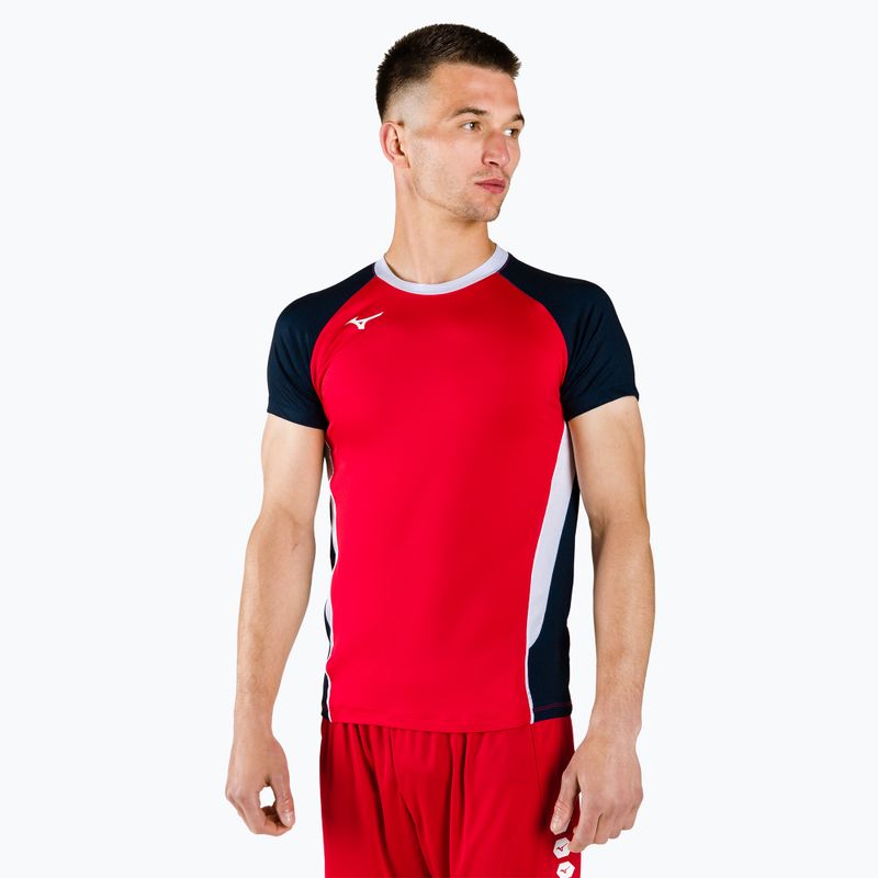 Koszulka meczowa męska Mizuno Premium High-Kyu czerwona V2EA700262