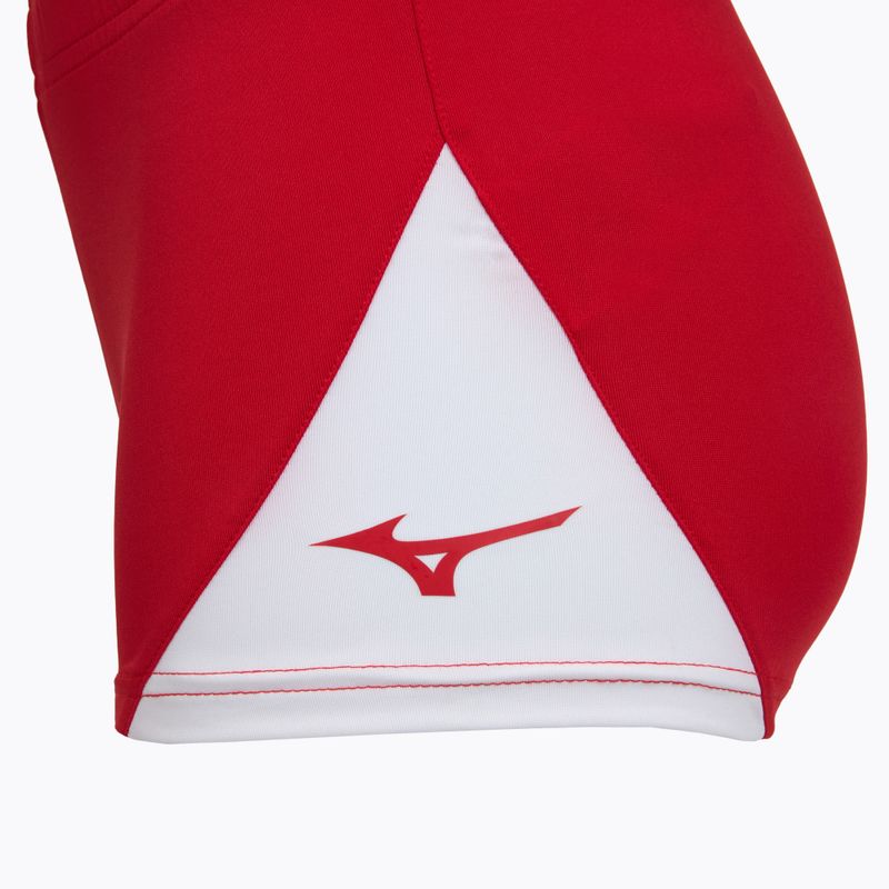 Spodenki treningowe damskie Mizuno Myou red/white 4