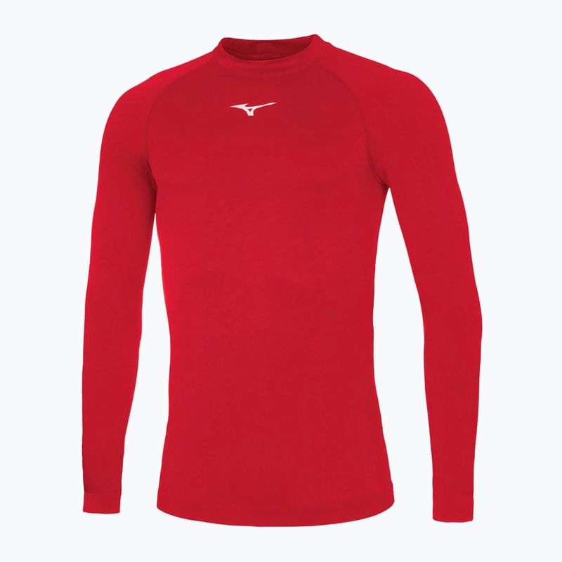 Longsleeve do biegania męski Mizuno Uni Core red/ white