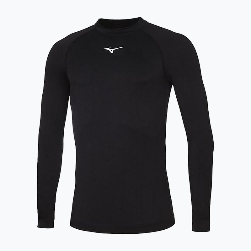 Longsleeve do biegania męski Mizuno Uni Core black/ white