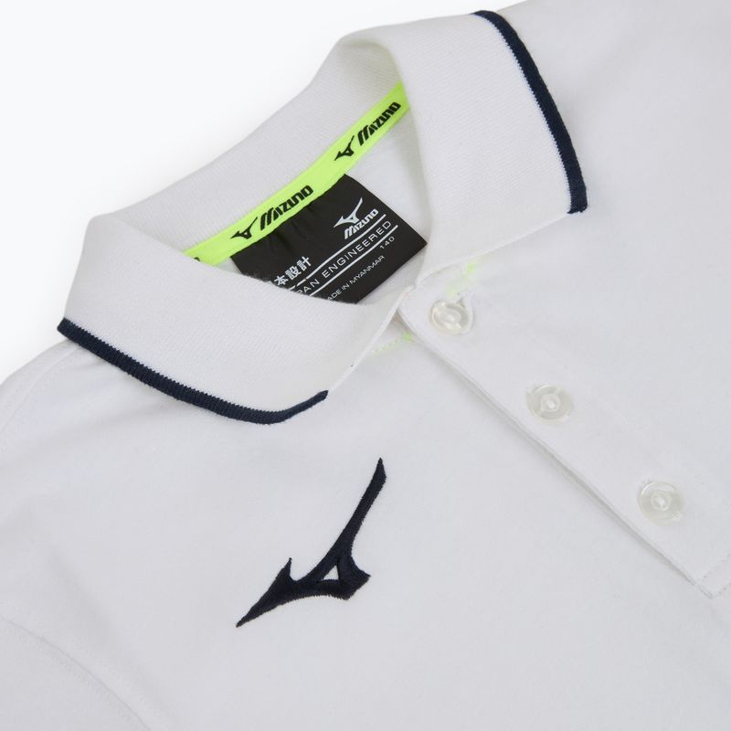 Koszulka dziecięca Mizuno Polo white/navy 3