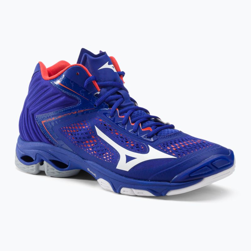 Buty do siatkówki męskie Mizuno Wave Lightning Z5 Mid niebieskie V1GA190500
