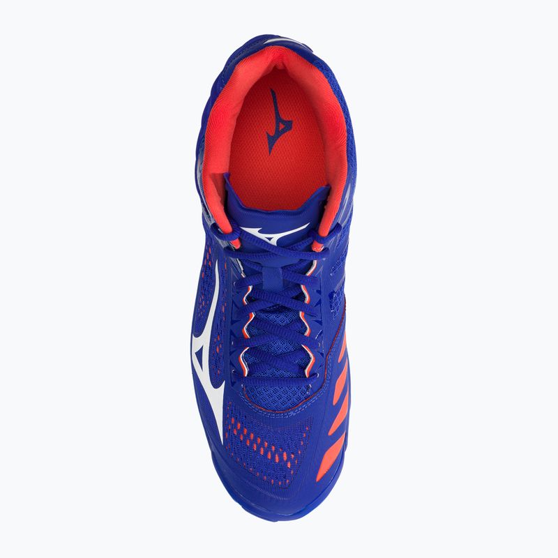 Buty do siatkówki męskie Mizuno Wave Lightning Z5 Mid niebieskie V1GA190500 6