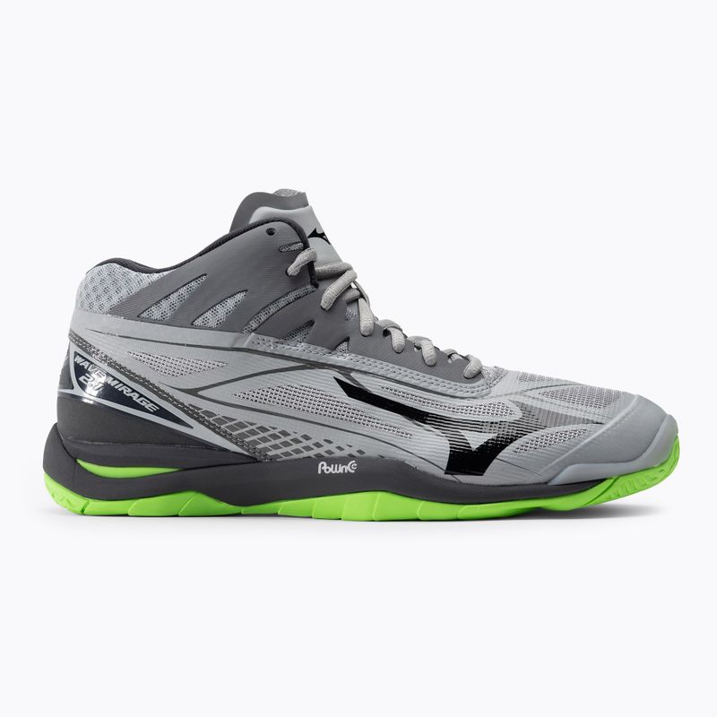 Buty do siatkówki męskie Mizuno Wave Mirage 2.1 Mid zielone X1GA187037 2