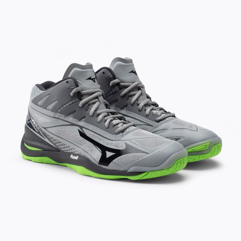 Buty do siatkówki męskie Mizuno Wave Mirage 2.1 Mid zielone X1GA187037 5