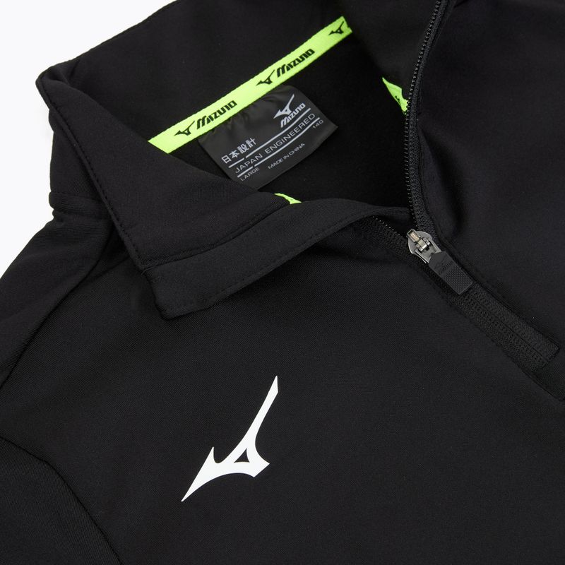 Bluza polarowa dziecięca Mizuno Shizuoka Tech Fleece whitenavy 3