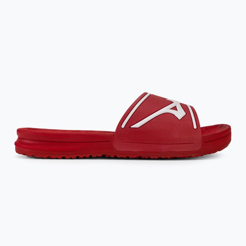 Klapki Mizuno Relax Slide highriskred/white 2