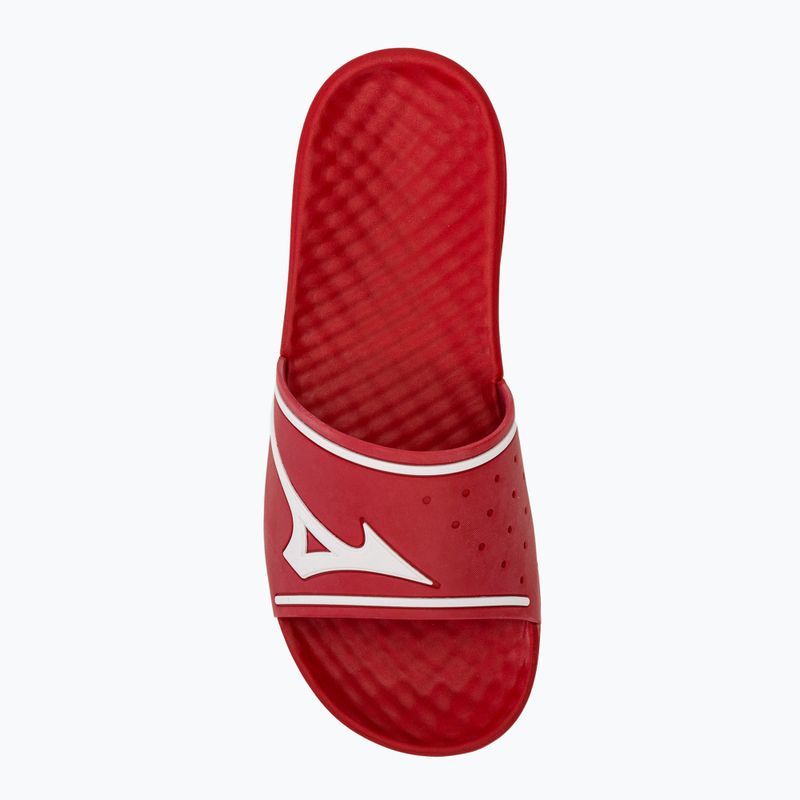 Klapki Mizuno Relax Slide highriskred/white 5