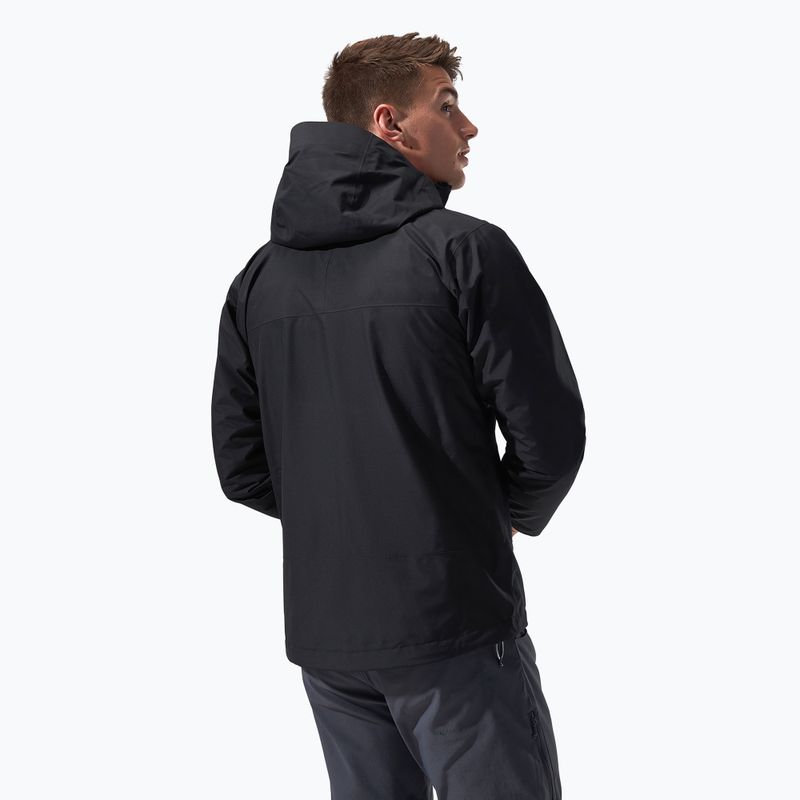 Kurtka przeciwdeszczowa męska Berghaus Paclite Dynak black/black 3