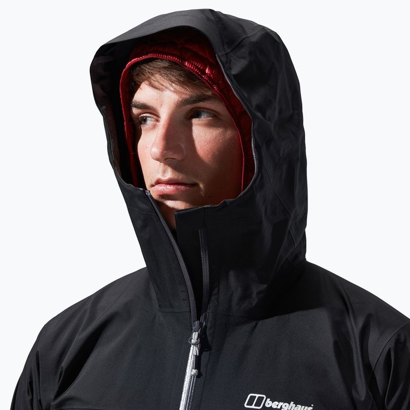 Kurtka przeciwdeszczowa męska Berghaus Paclite Dynak black/black 5