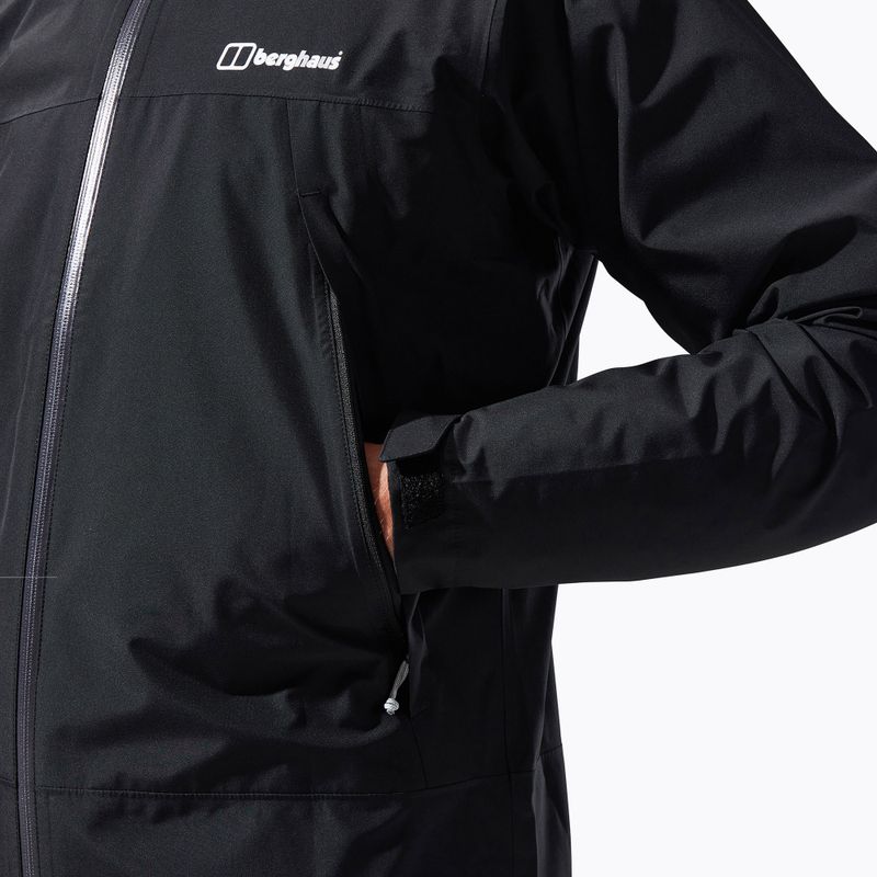 Kurtka przeciwdeszczowa męska Berghaus Paclite Dynak black/black 8
